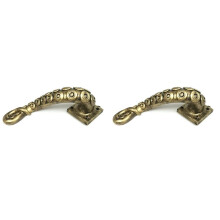 2X Vintage Octopus Door Knob Animal Style Outdoor Hook Ancient Drawer Furniture Pull Handle