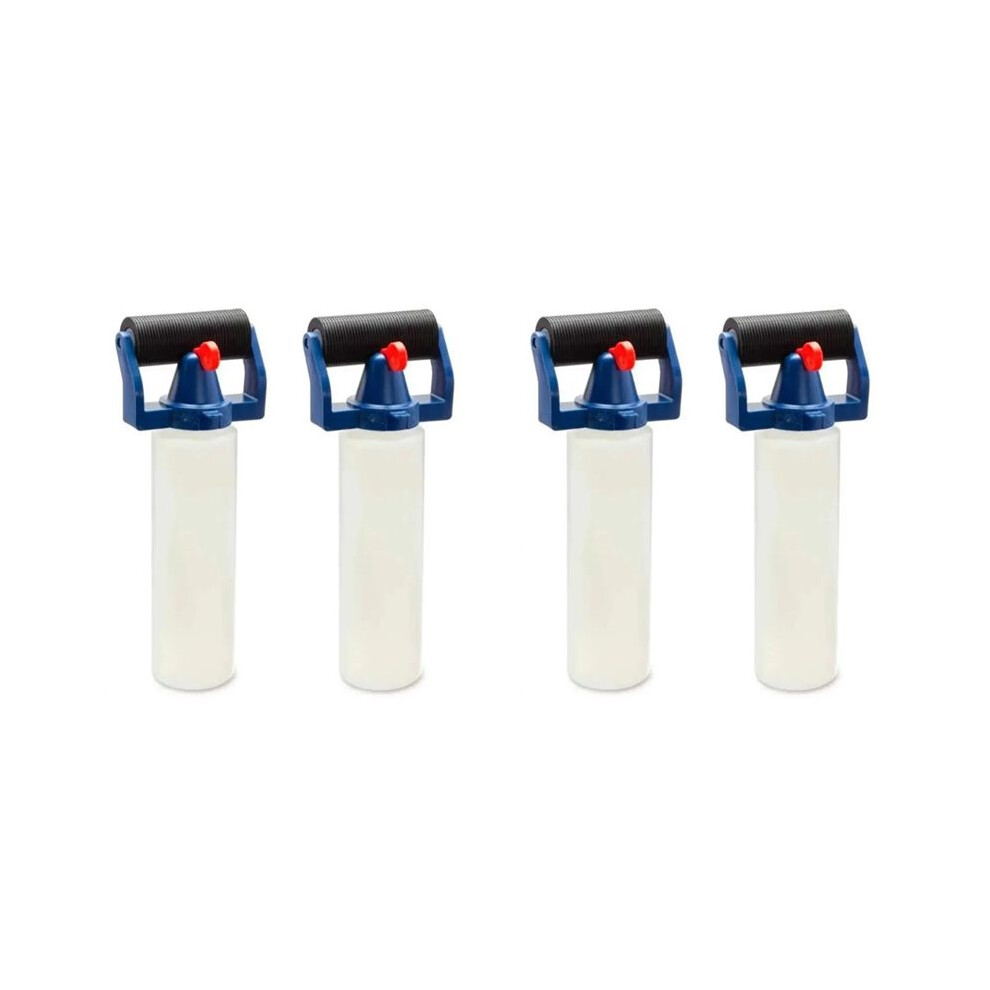 4Pcs Glue Applicator Roller Dispenser Pe Plastic Applicator Bottle 8Oz Glue Bottle For Wood Processing Painting Supply 4713908299631