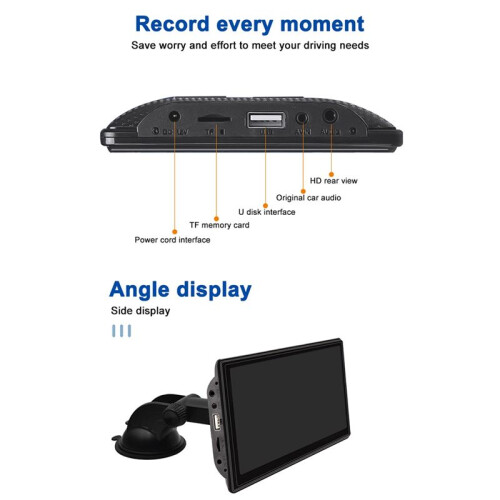 7 Inch Wireless Carplay Android Auto Player Car GPS Navigation Mobile Phone Interconnection Multimedia  Car MP5 2