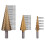 7Pcs Step Drill  Saw Drill Set, Saw Drill,Step  Drill Bits,Spiral Cone Stepped Down Bits for Impact Drill 6