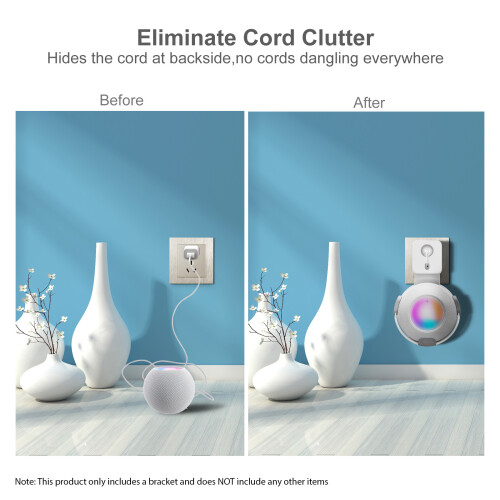 Support mural blanc pour HomePod Mini 4e génération 16,5  10,5  9 cm