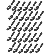 Kit de Reparación de Cremalleras, 30 Piezas de Repuesto Universal para Fijador de Cremalleras, Dientes Deslizantes, Cabeza de Tornillo, Cremallera