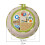 Round Embroidery Pot Double Layer ABS Plastic Embroidery Frame DIY Accessories Embroidery Hoops Bule 3