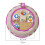 Round Embroidery Pot Double Layer ABS Plastic Embroidery Frame DIY Accessories Embroidery Hoops Bule 7