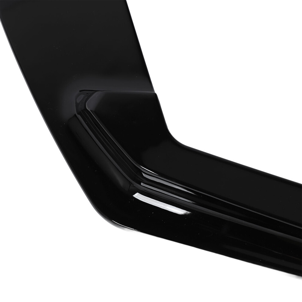 2Pcs Glossy Rear Bumper Spoiler For 5 Series Black 7055741245572