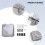 Waterproof Outdoor Project ABS Plastic Junction Box  Dustproof Enclosure with Hinged Cover, Mounting Plate 6