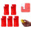 Auto Needle Threader for Hand Sewing, New Simple Needle Threader, Easy to Use Needle Threaders Tool,Red 5pcs 2