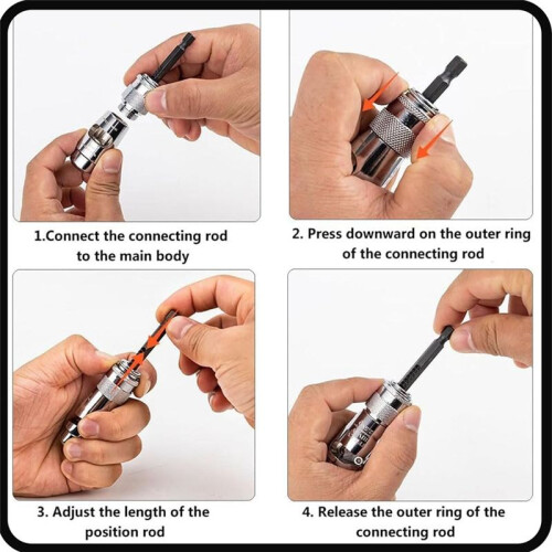 Wire Stripper,Wire Stripping Tool & Wire Twisting Connector, Wire Twister Tool for Drill, Electrical Wire Connectors Kit 2