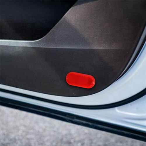 10Pcs Red Interior Door Panel Warning Light Cap Reflector for  Beetle Caddy  6Q0947419 2