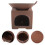 1Set Clay Warming Stove Tea Light Warmer for Home Office Kitchen 8