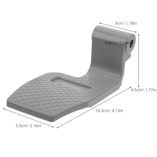 1Paire Pédale Plastique Gris Pour Fauteuil Précis 1