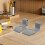 1Paire Pédale Plastique Gris Pour Fauteuil Précis 7