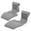 1Paire Pédale Plastique Gris Pour Fauteuil Précis 9