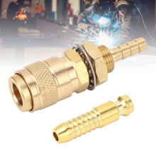 Adaptador de gas de latón enfriado por agua 8mm/0,31in PTA