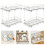 Pack of 2 Space Saving Bathroom Shelves with Pull Out Design 3