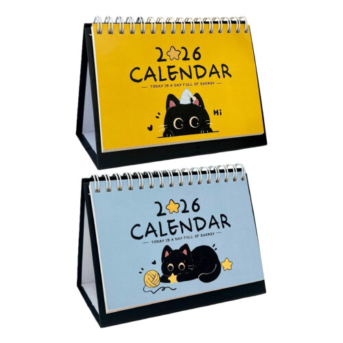2026 monatlicher Desktop-Tischkalender, Tagesplaner,-A 1