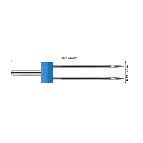 Double Needles for Sewing Machine Metal Twin Pins Multi Use 1