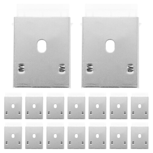 60Pcs Silver Blind Wall Brackets Ceiling Mount for Home Use 2