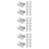 60Pcs Silver Blind Wall Brackets Ceiling Mount for Home Use 8