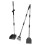 Adjustable Long Handle Pet Waste Removal Kit - Stainless Steel & Plastic 4