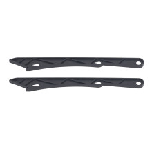 2 pièces de poussoir de sécurité de 40 cm, en noir, outil de poussée ergonomique pour menuiserie