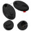 Support Câble Antivol Automatique Acier Noir Design Épuré 10