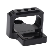 Aluminium 3-Port-Solenoidventilhalterung Schwarz