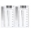 2Pcs Para Medir Fissuras Plástica Transparente Alta 9