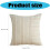 Pillowcase Textured Cushion Covers Beige with-Orange lines 4