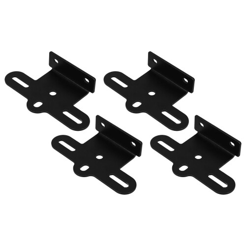 2Ensembles Clip Réflecteur Noir Aluminium Cyclisme 2