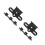 2Ensembles Clip Réflecteur Noir Aluminium Cyclisme 4