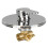 All Copper Concealed 3-Way Shower Handle Valve, 1/2 Inch Interface 15