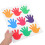 27Pièces Autocollants Mains Imperméables Papier Multi École 2