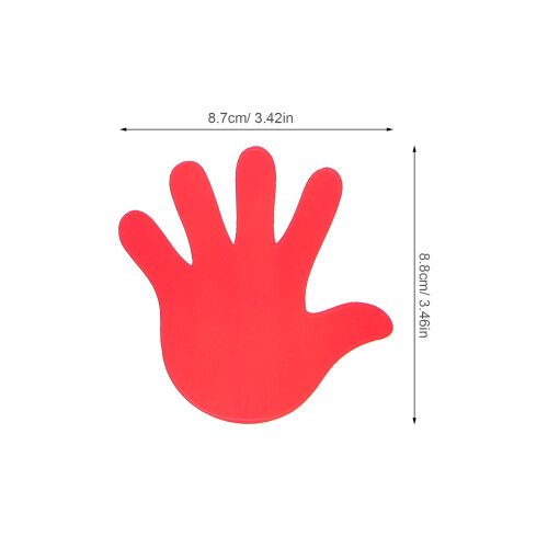 27Pièces Autocollants Mains Imperméables Papier Multi École 2