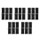 50Pcs Soft Black Polyester Eyeglass Cases Sunglasses Storage Bags 3