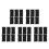 50Pcs Soft Black Polyester Eyeglass Cases Sunglasses Storage Bags 4