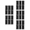 50Pcs Soft Black Polyester Eyeglass Cases Sunglasses Storage Bags 8