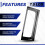 7.5 LCD Touch Screen Air Conditioning Panel Decorative Frame Air Conditioning Panel Cover for   7 6