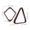 2Pcs Portable Wooden Pool Triangle Rack Dark Red Sturdy Billiard Frame 3