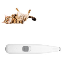 Recortador de pelos de patas para perros 1000mAh 16.5x3cm Blanco