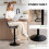 Homcom HOMCOM Bar Stools Set of 2 Adjustable Swivel Bar Chairs with Backrest 6