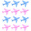 48Pcs Assorted Kids Rubber Erasers Colorful Stationery 3