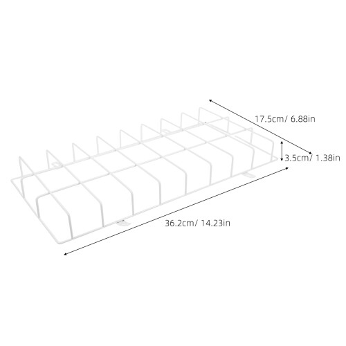2Pcs White Wire Cage Exit Light Protection Cover for Wall Mount Use 1