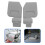 1Pair Durable Plastic Chair Foot Control Pedal Replacement Grey 10