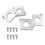 Silver Coilpack Adapter Plates Billet for    A4 A6 TT 1.8T to 2.0TFSI 4
