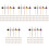 5Sets Halloween Themed Paper Straws Beverage Drinking Straws 5
