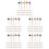 5Sets Halloween Themed Paper Straws Beverage Drinking Straws 8
