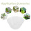 100 Pcs Clear Covers Plant Pot Protective Transparent 8