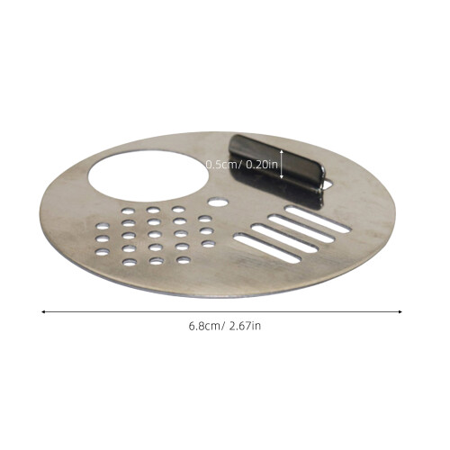 15Pcs Stainless Steel Beehive Doors Adjustable Entrance Silver Discs 2