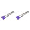2Pcs Multi-Function Purple Ice Cube and Sugar Cube Tong Tool 7